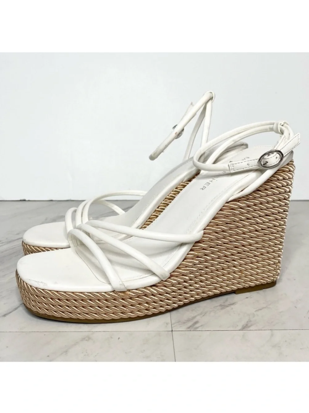 Marc Fisher Zeki Espadrille Wedge Sandal 8M